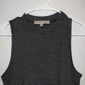 Philosophy Striped Black Dress Witchy Fairy Style